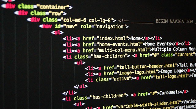 نمونه کد نوشته شده به زبان HTML